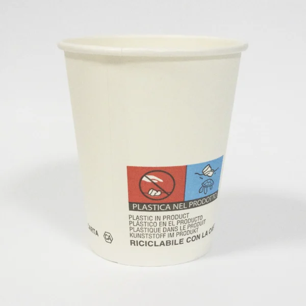 Bicchiere carta imbustato singolarmente - immagine 2