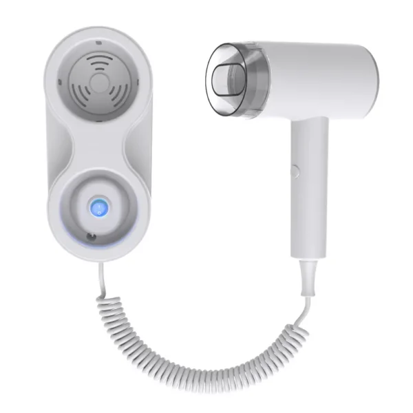 Asciugacapelli hotel da parete DRYCOMPACT 1600W bianco - immagine 2