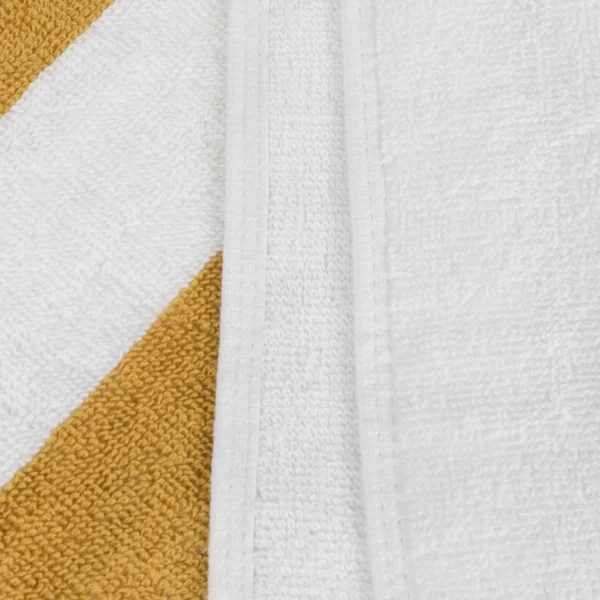 Telo mare a righe RIVIERA senape 90x185 - immagine 5